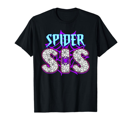 Birthday Party Spider Outfit Spider Sister Kids Girls T-Shirt