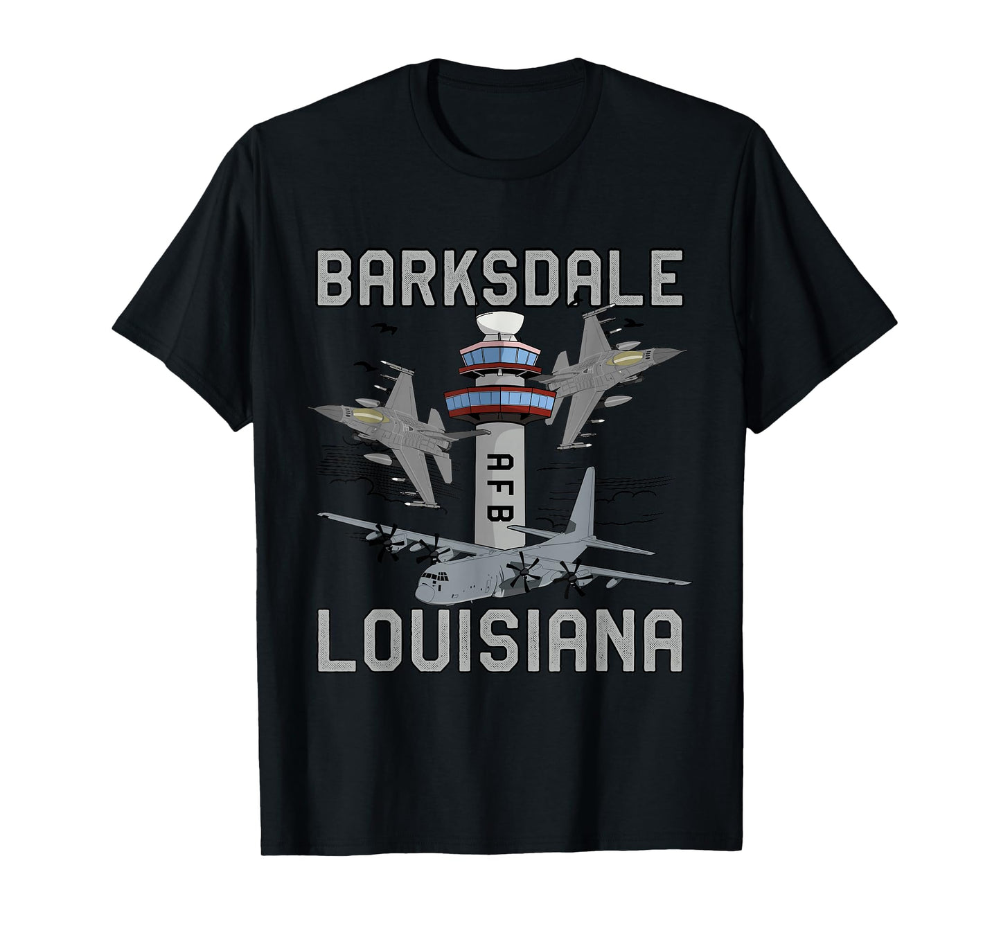 Barksdale AFB Louisiana Air Force Base Fighter Jets Vintage T-Shirt
