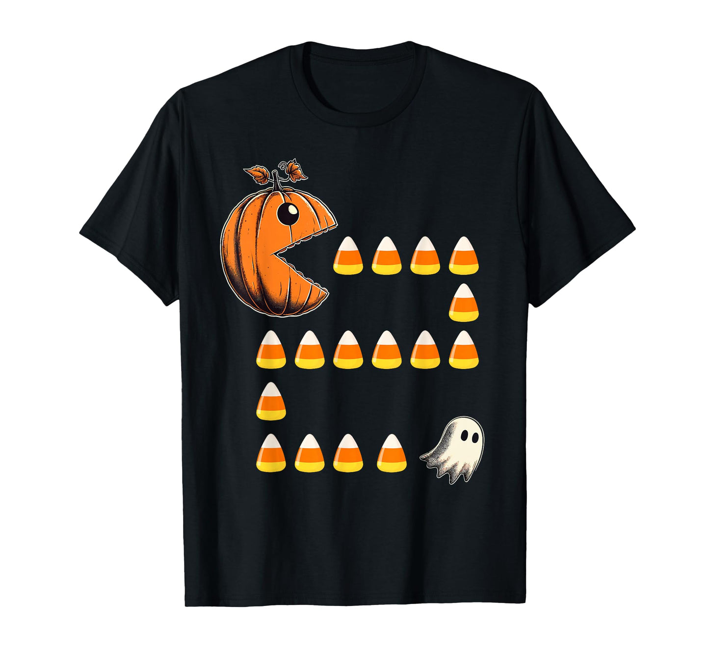 Funny Halloween Pumpkin Candy Corn Trick or Treat T-Shirt