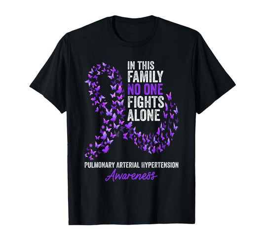Pulmonary Arterial Hypertension Awareness Month Butterflies T-Shirt