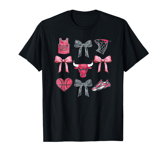 NBA Chicago Bulls Bow Grid T-Shirt
