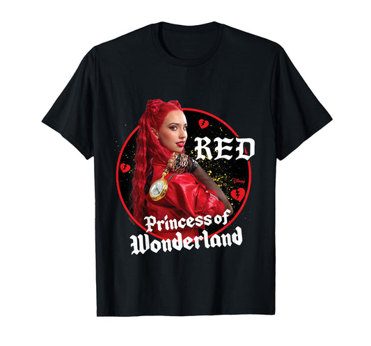 Kids Descendants 4 - Red Princess Of Wonderland Broken Hearts T-Shirt