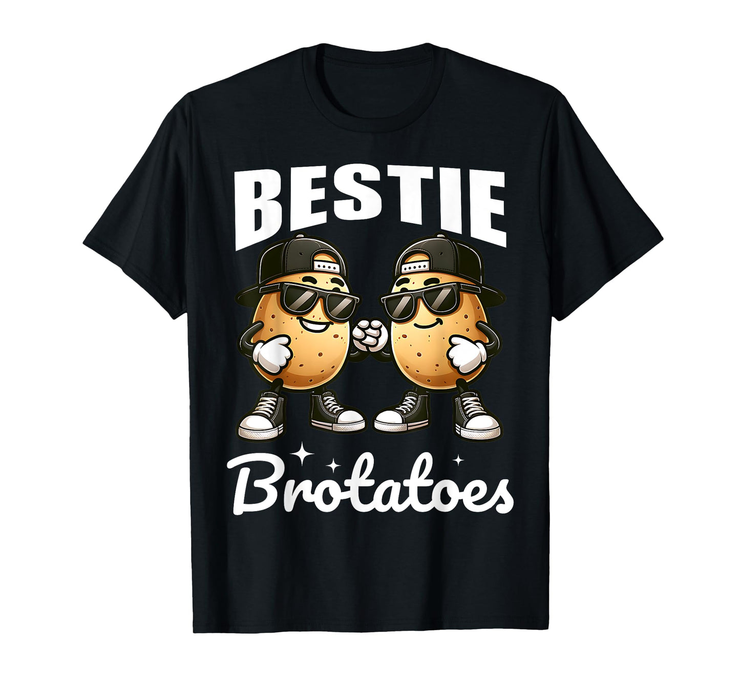Best Friend Potato Pun Funny Matching Boys Bestie BFFs Kids T-Shirt