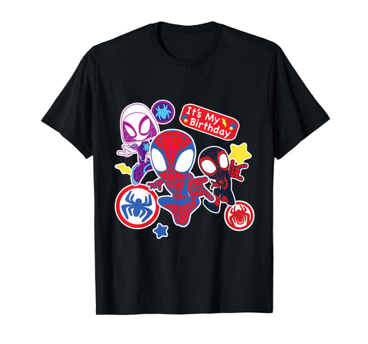 Marvel Spidey and His Amazing Friends It’s My Birthday T-Shirt