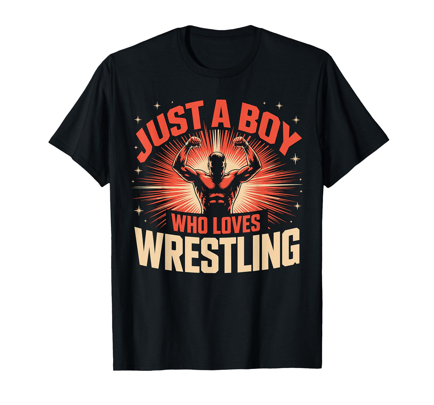 Just a Boy Who Loves Wrestling T-Shirt