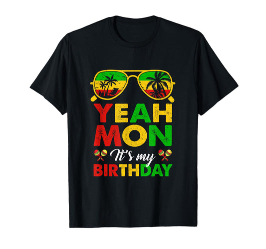Yeah Mon Jamaican Jamaica Birthday Party Girls Women Men T-Shirt