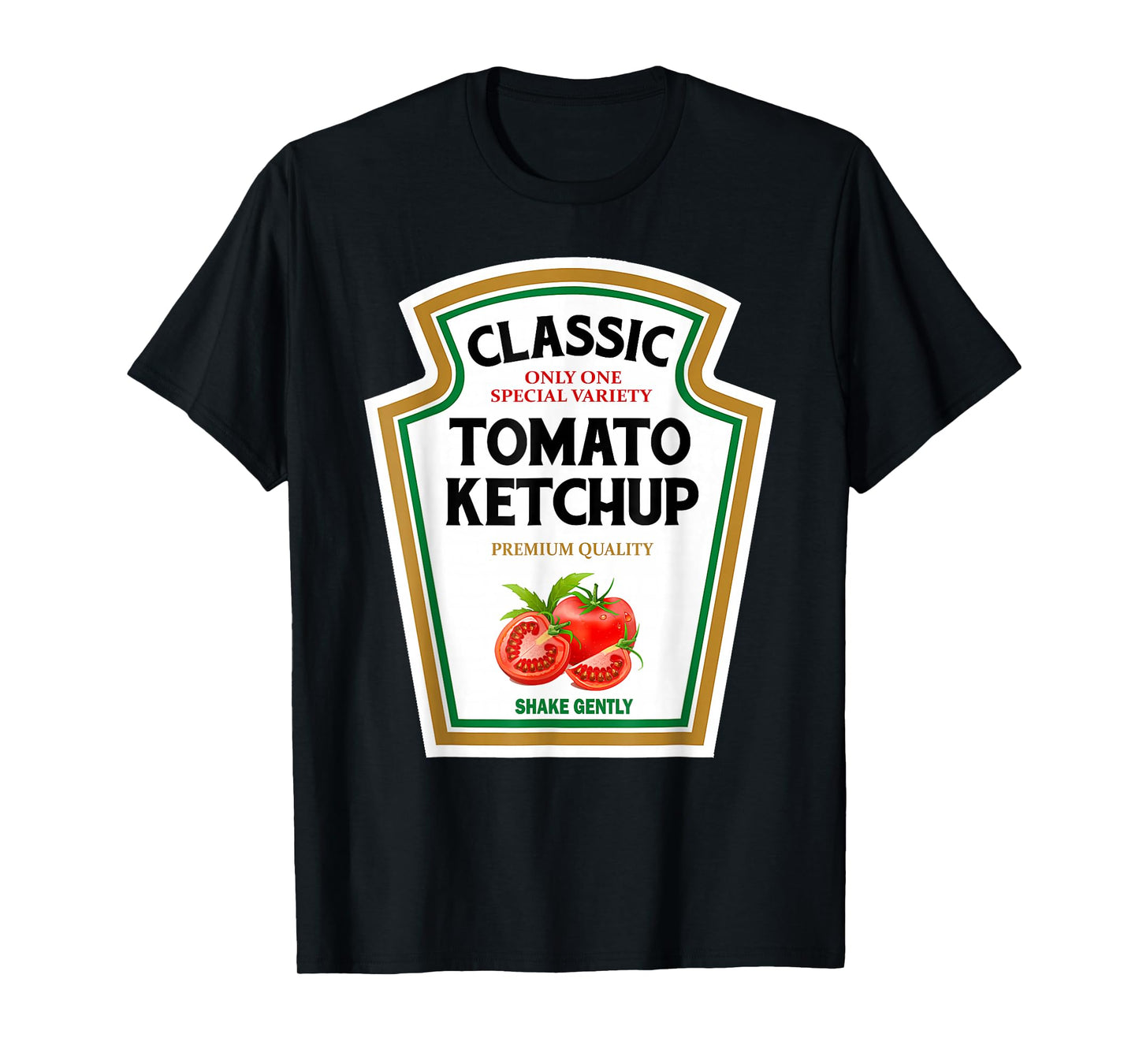 Red Ketchup DIY Halloween Costume Matching Group Mustard T-Shirt