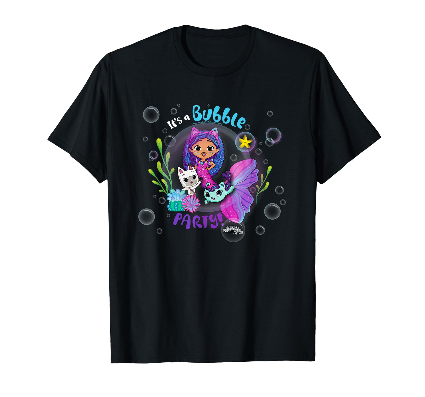 DreamWorks Gabby’s Dollhouse The Movie Bubble Party T-Shirt
