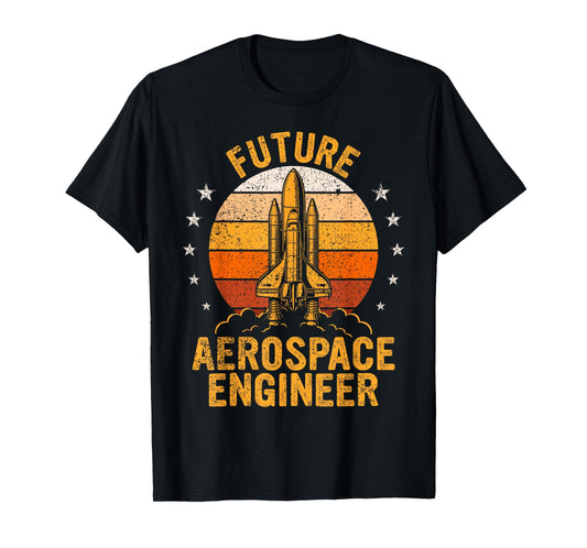 Future Aerospace Engineer Student Kids Aeronautical Engineer T-Shirt