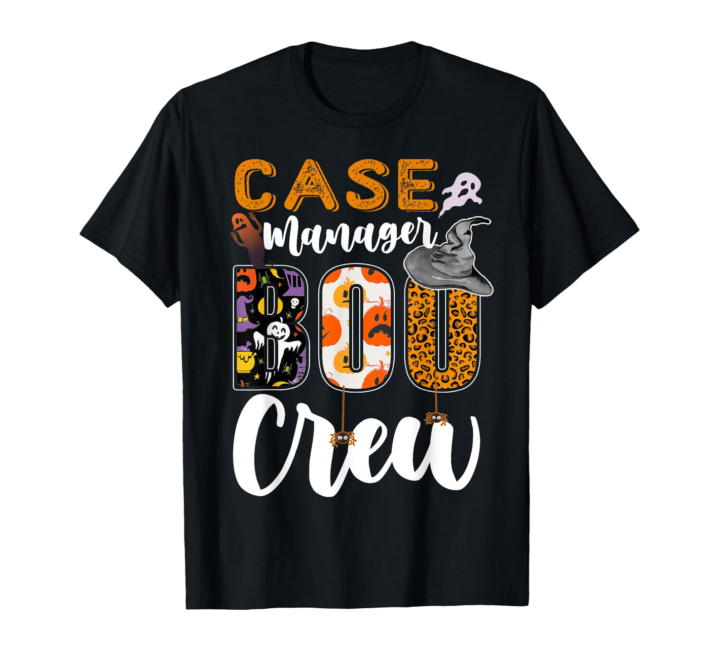Case Manager Boo Crew Halloween Matching Social Services T-Shirt