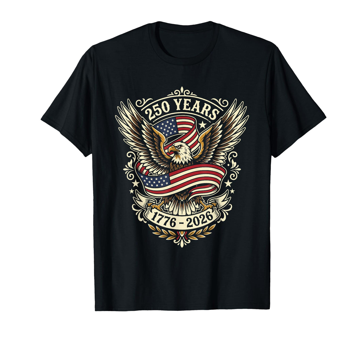 Semi Quincentennial Patriotic USA T-Shirt