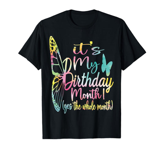 its my birthday month, purple birthday shirts for women T-Shirt