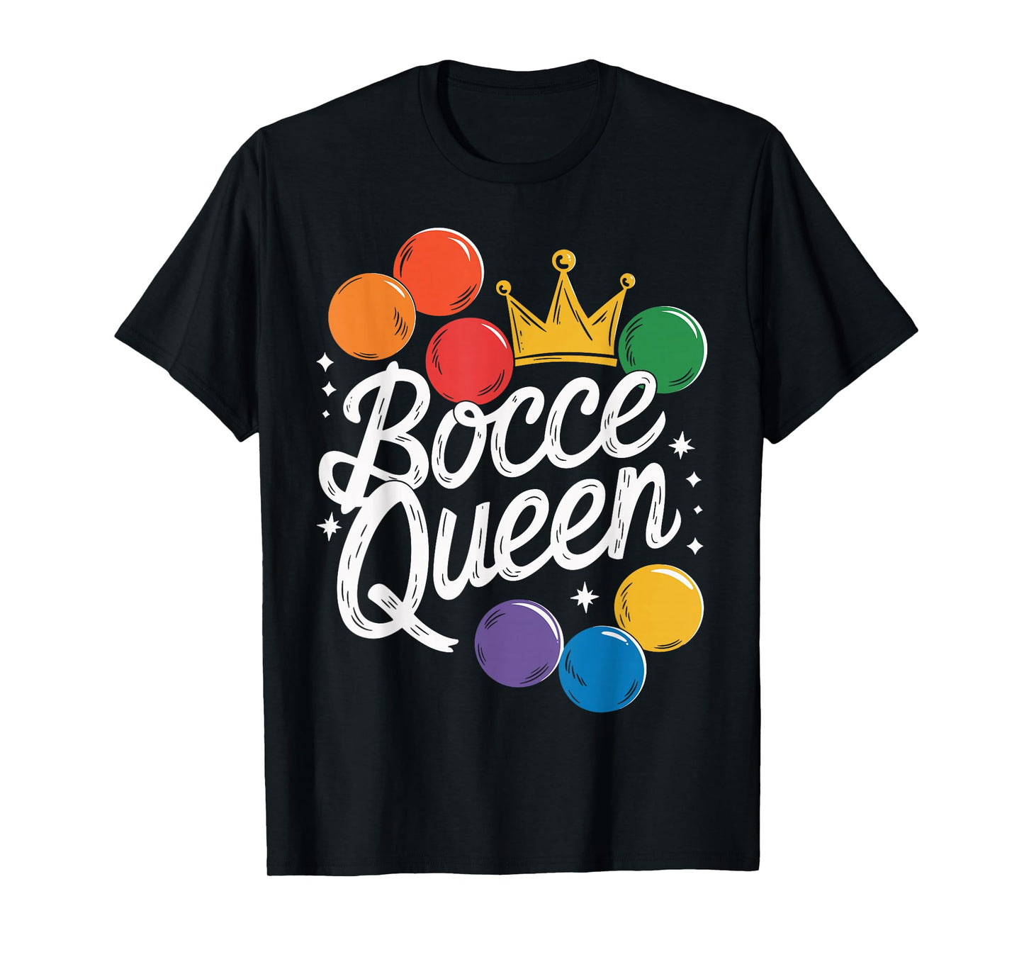 Bocce Queen Funny Bocce Ball T-Shirt