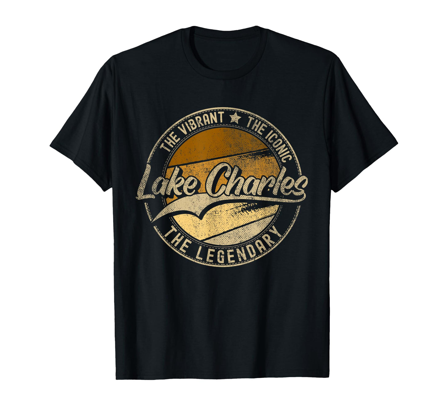 Lake Charles LA | Louisiana | Vintage Distressed T-Shirt