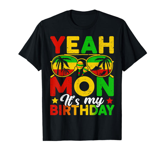 Yeah Mon Jamaican Jamaica Birthday Party Girls Women Men T-Shirt