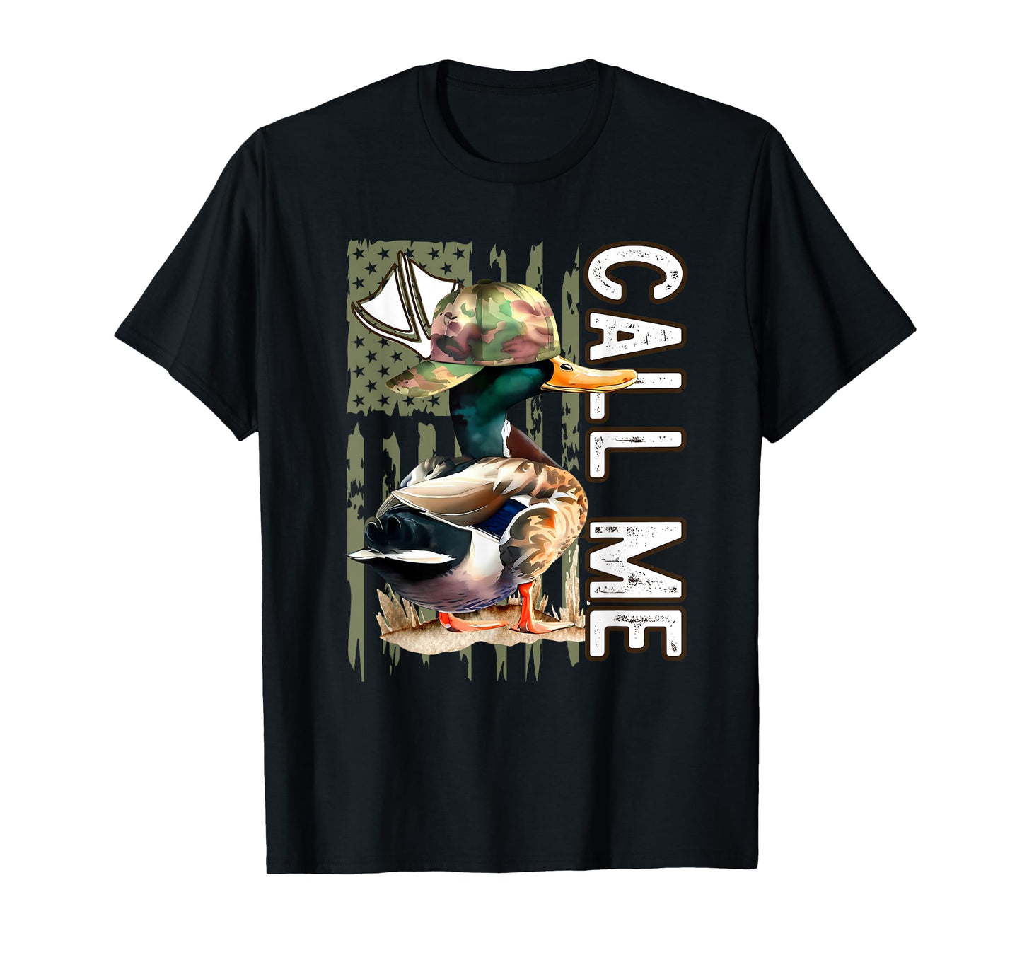 Call Me Mallard Duck Hunter Hunting Season Cute Duck Hunting T-Shirt