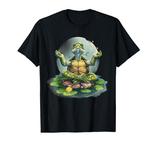 Meditation Turtle Zen Buddha Spirituality Buddhist Hindu T-Shirt