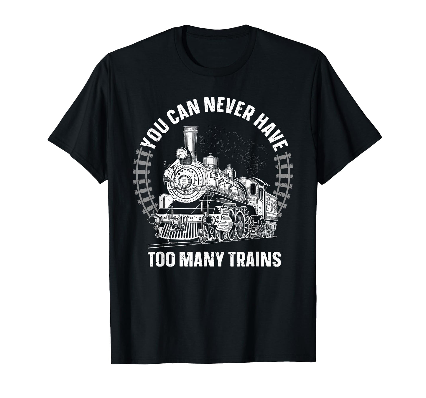 Train Art For Men Women Kids Railroad Model Train Collector T-Shirt