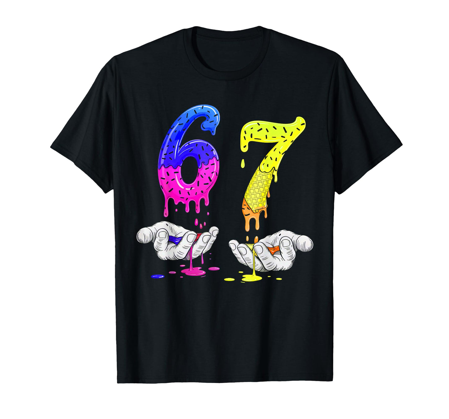 6 7 six Seven Meme 67 T-Shirt
