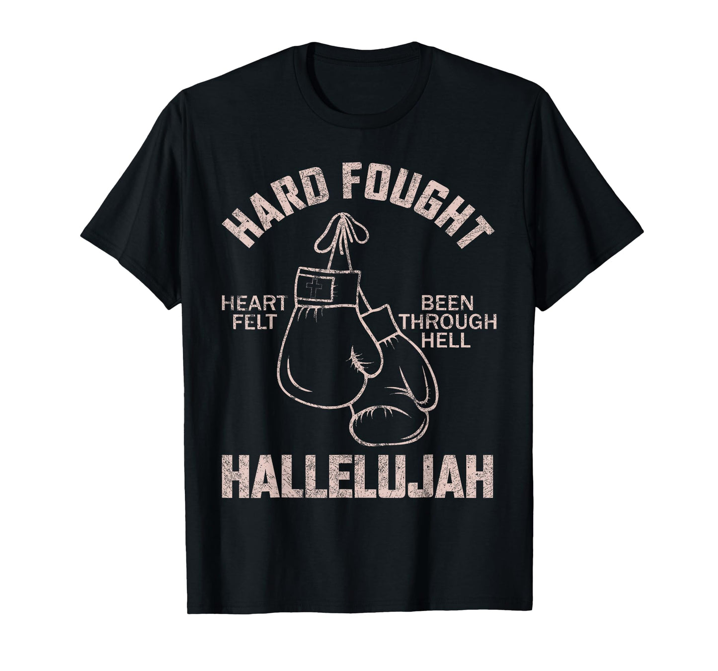Brandon Hard Fought Hallelujah Praise Jesus Men Women T-Shirt