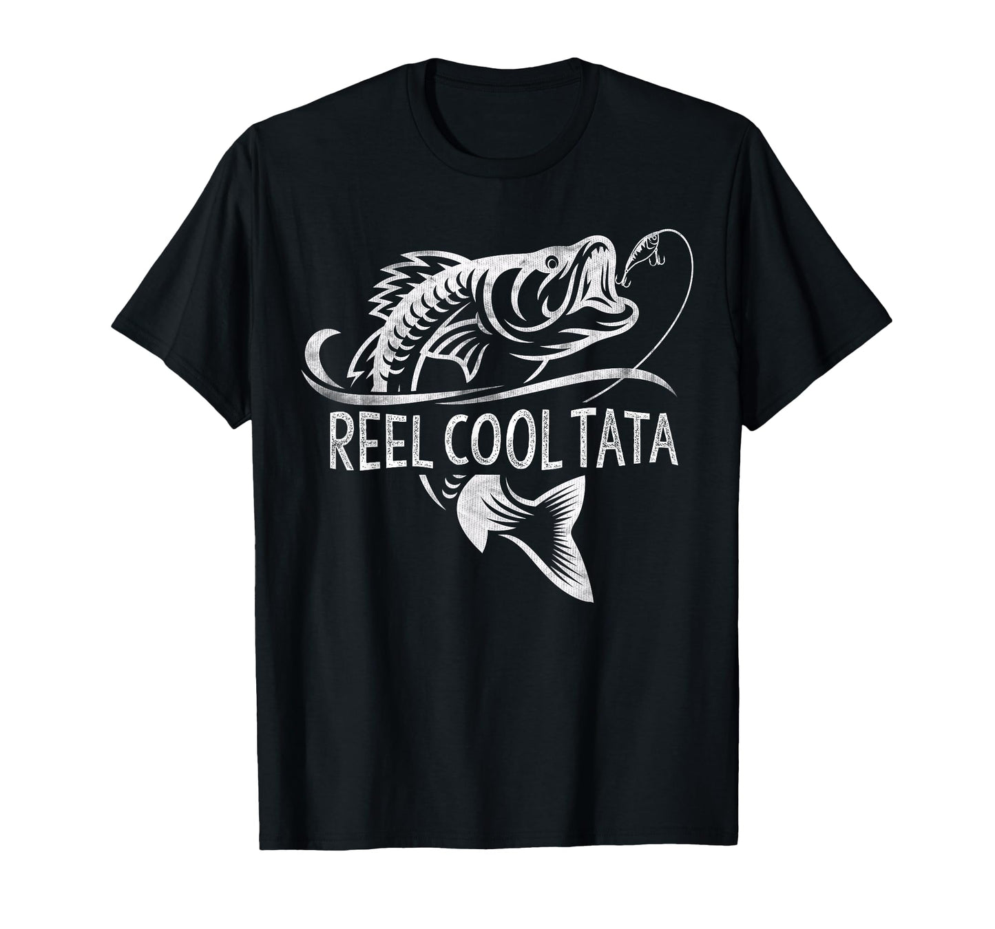 Reel Cool Tata Fishing Gifts Tata Father's Day T-Shirt