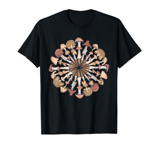 Mushroom Cottagecore Mycology Mycologist Fungi Aesthetic T-Shirt