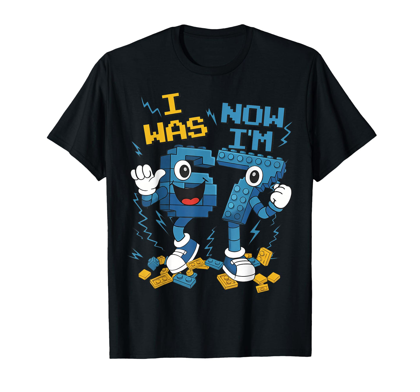 I was 6 Now I'm 7 Funny 67 Six Seven 6-7 Italian Brainrot T-Shirt
