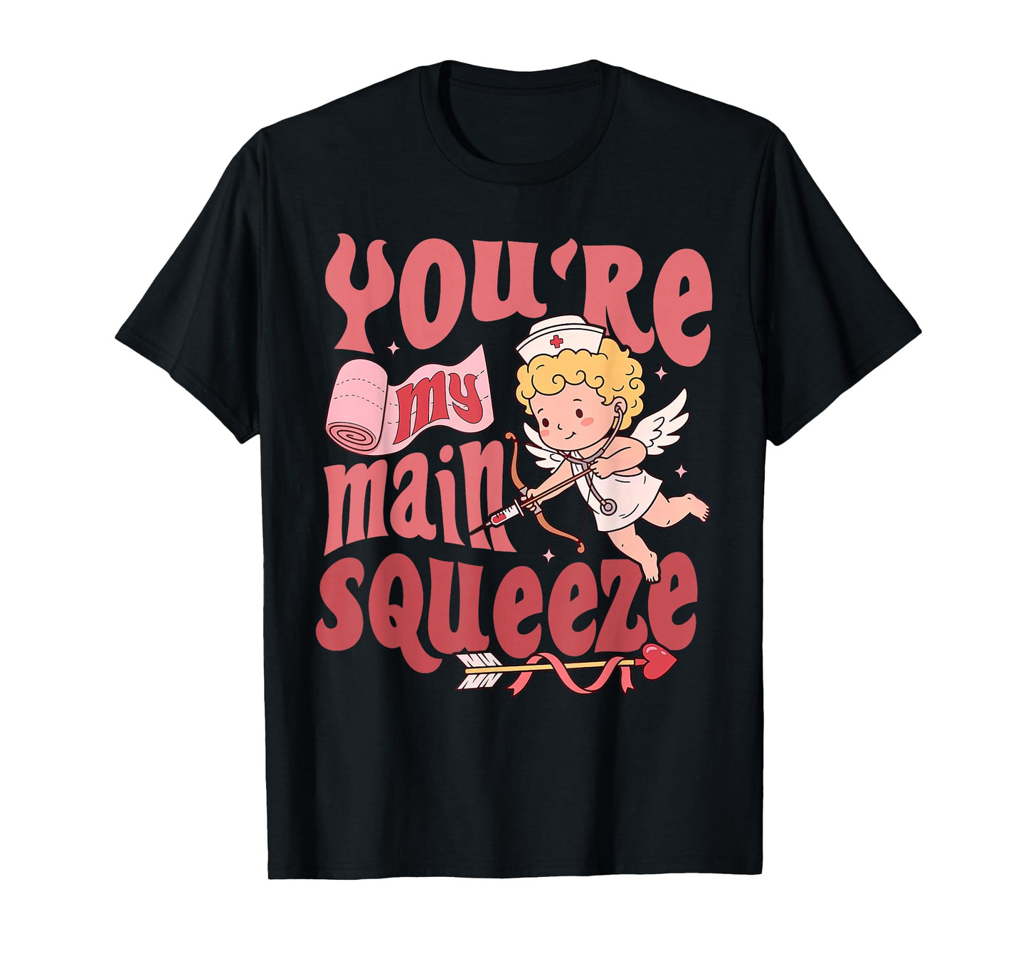 Valentines Wound Care Nurse CWCN Ostomy Nursing Medical ICU T-Shirt