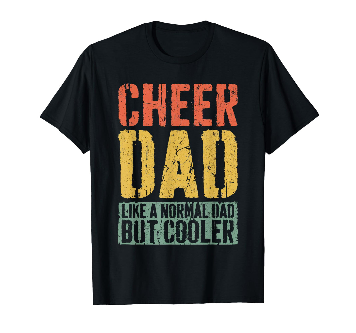 Cheer Dad Shirt Men Fathers Day Cheer Dad T-Shirt