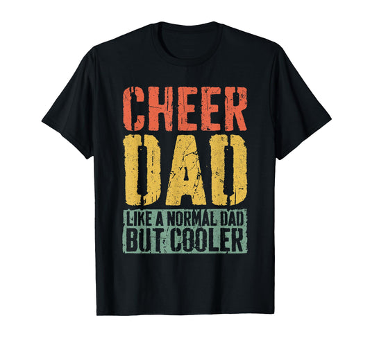 Cheer Dad Shirt Men Fathers Day Cheer Dad T-Shirt