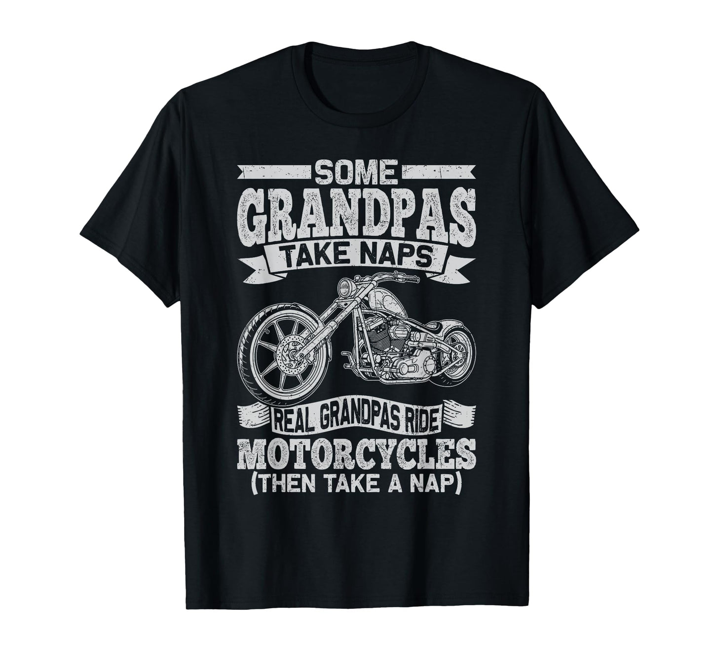 Funny Motorcycle Shirt Men Grandpa Biker Rider Cycling Sport T-Shirt