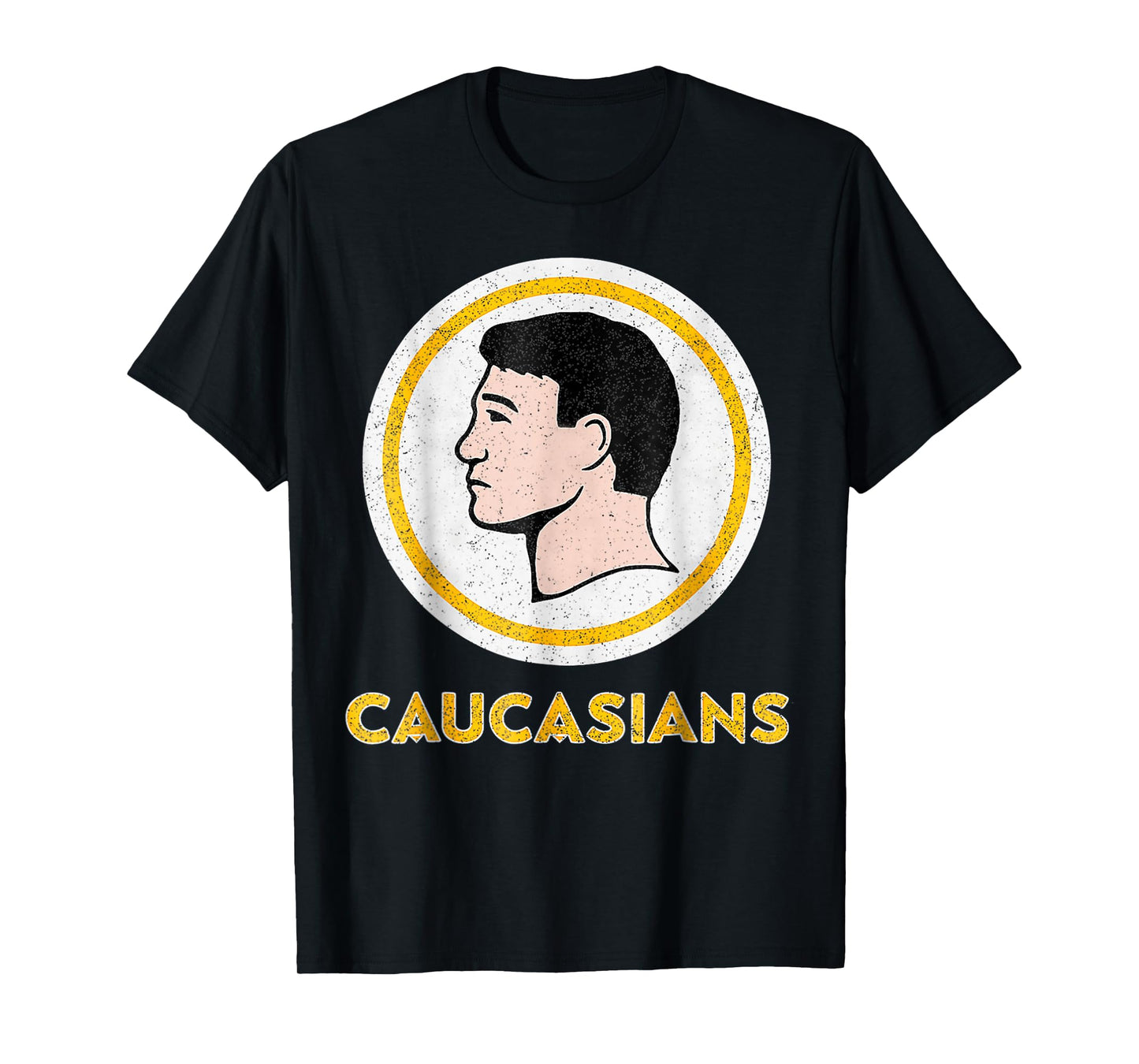 Caucasians Funny Vintage Caucasians Pride T-Shirt