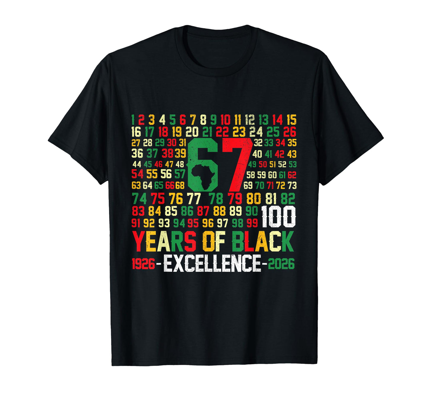 100 Years of Black Excellence Black History Month Teacher T-Shirt