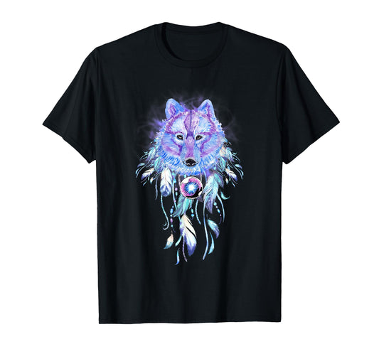 Wolf Dream Catcher T-Shirt