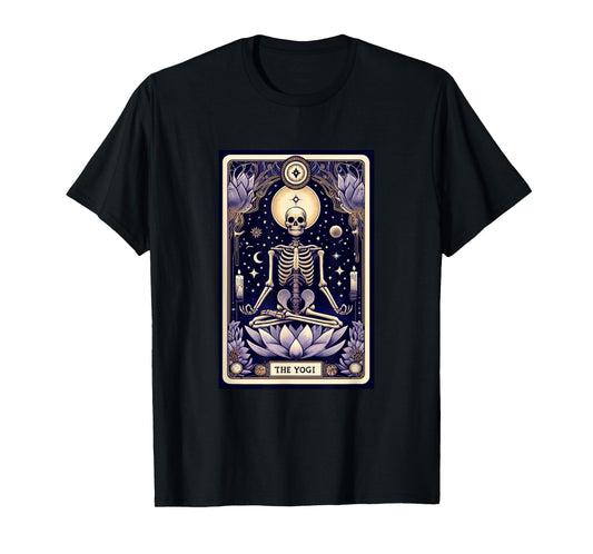 The Yogi Tarot Card Yoga Skeleton T-Shirt