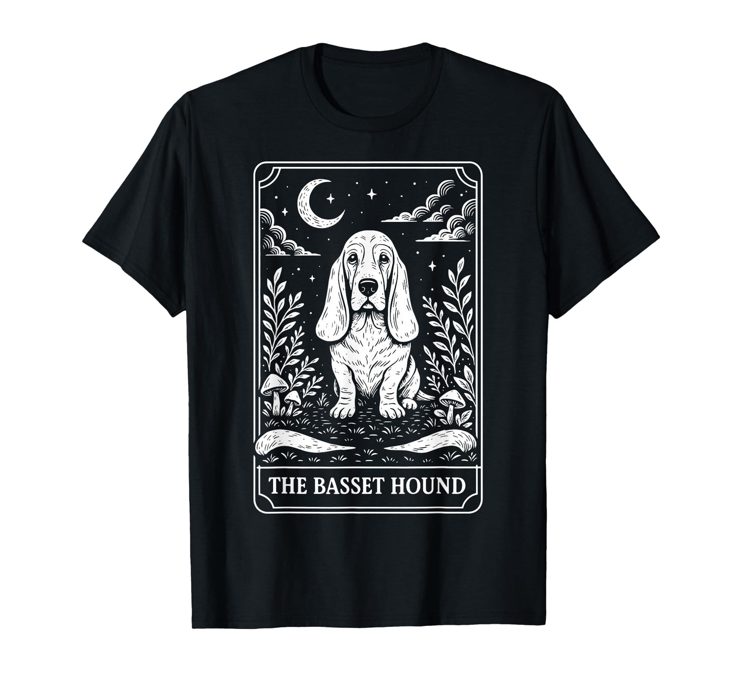 The Basset Hound Tarot Card T-Shirt