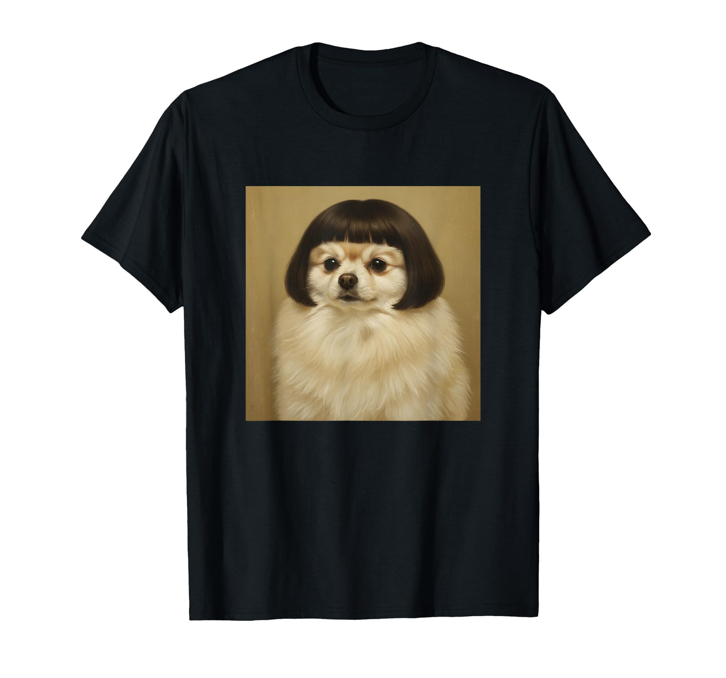 Funny Pomeranian Bob Haircut Dog Meme for Men Women Kids T-Shirt