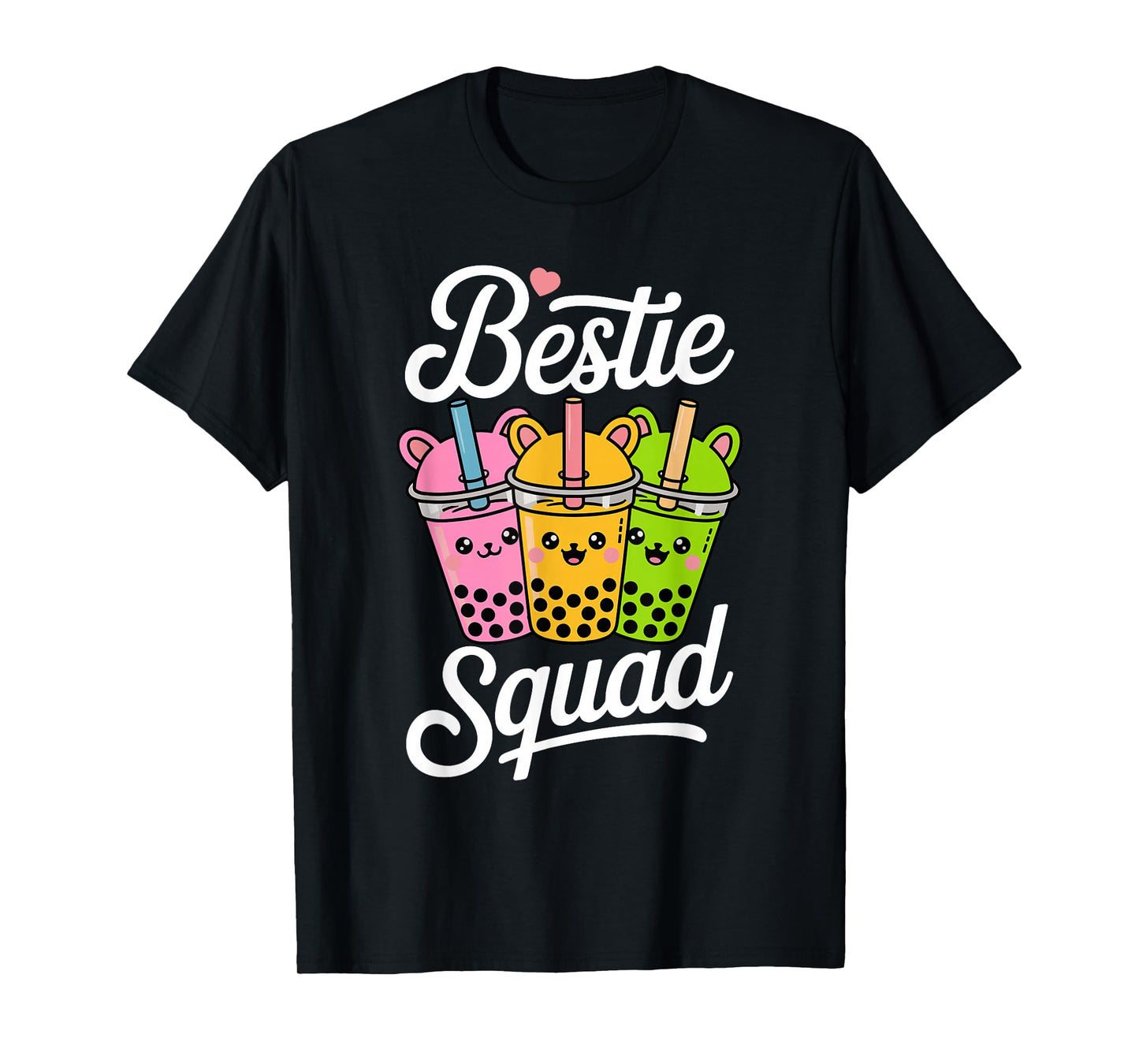 Bestie Squad Kawaii Bubble Tea Besties BFF Best Friends T-Shirt