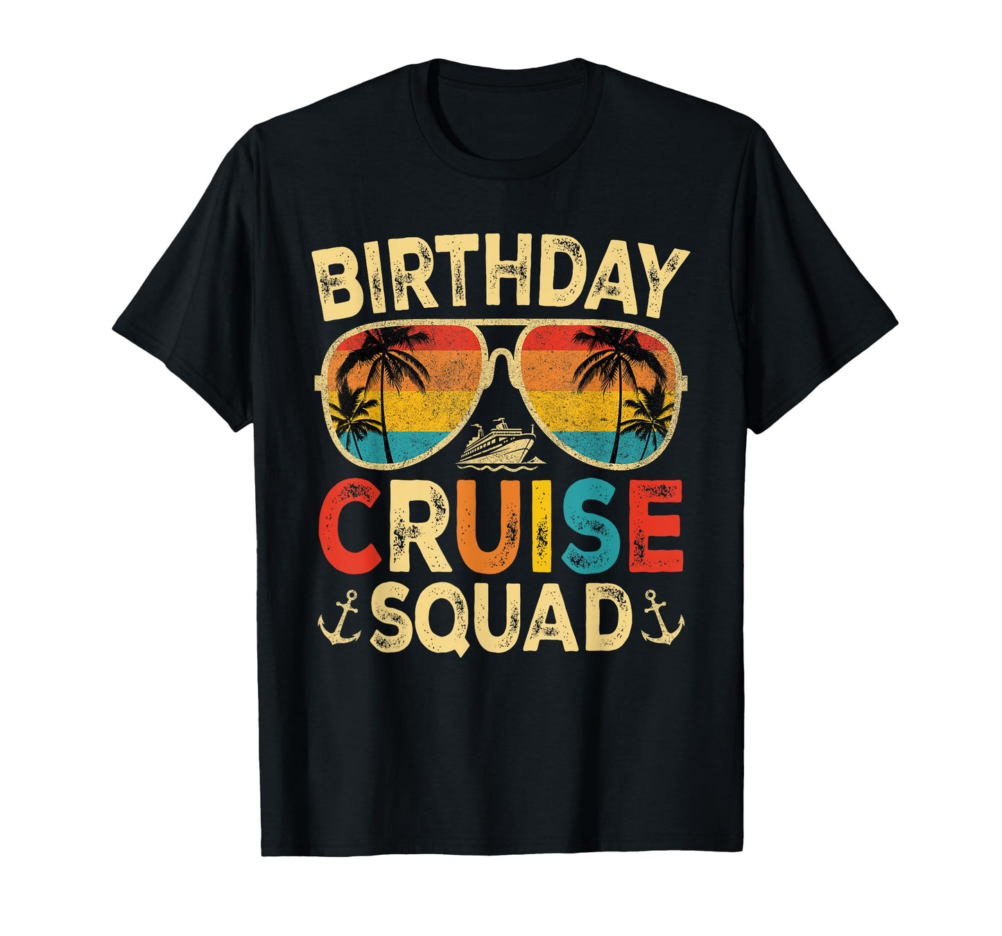Birthday Cruise Squad Matching Birthday Cruising Vacation T-Shirt
