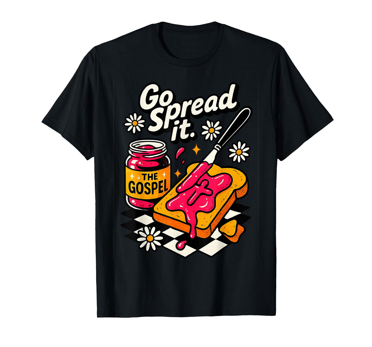 Jar with The Gospel Christian Cross Funny Faith Quote T-Shirt