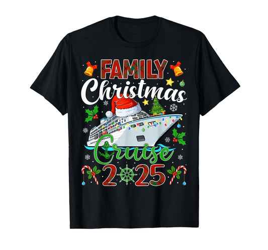 Merry Cruisemas Cruise Matching Family Christmas Cruise 2025 T-Shirt