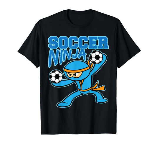 Soccer Ninja Player Cute Football Lovers Funny Gift T-Shirt