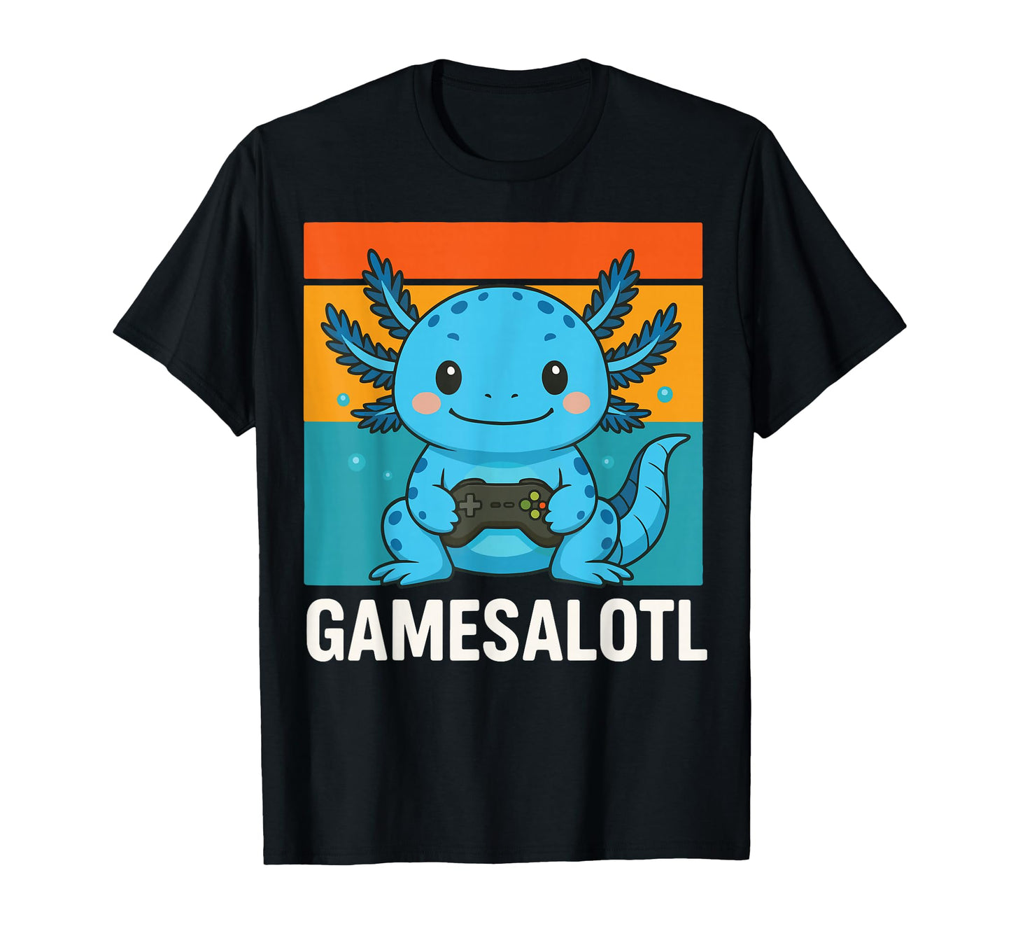Gamesalotl Axolotl Gaming T-Shirt