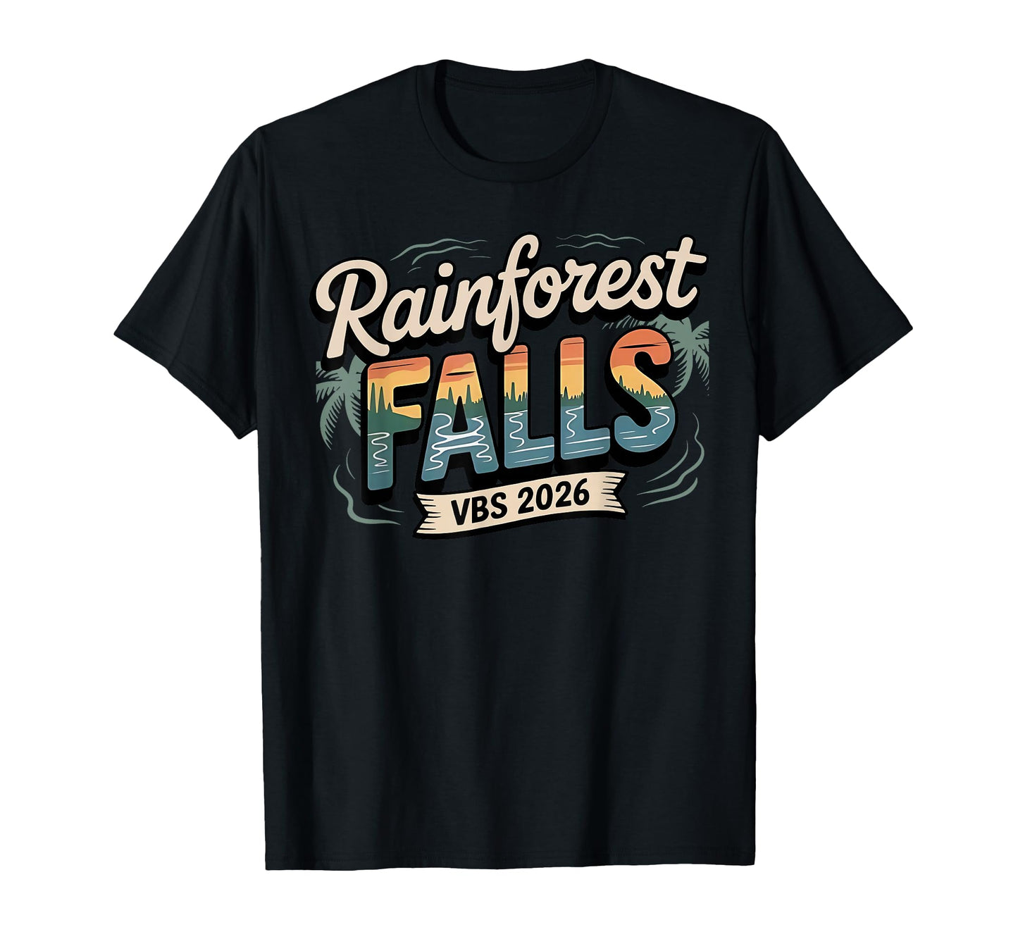 Rainforest Falls VBS 2026 Vacation Bible School Christian T-Shirt