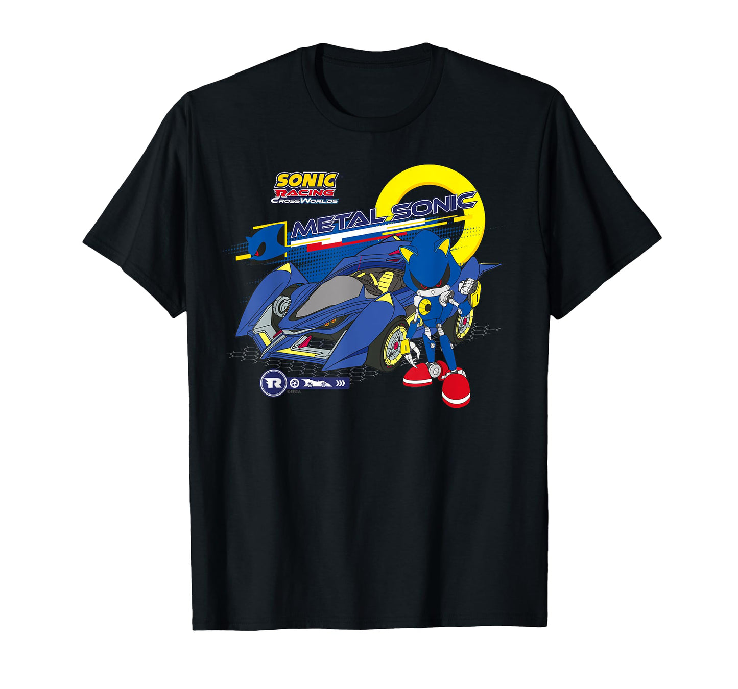 Sonic Racing CrossWorlds - Ready to Roll Metal Sonic T-Shirt