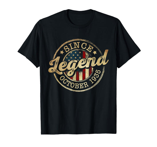 Legend Since October 1935 Vintage 90th Birthday Classic T-Shirt