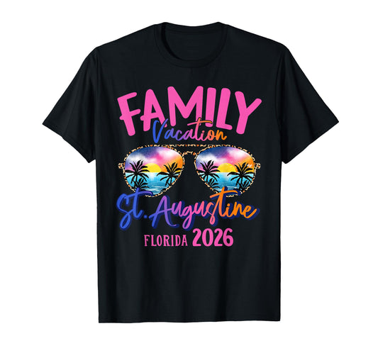 St. Augustine Florida Vacation 2026 Matching Family Group T-Shirt