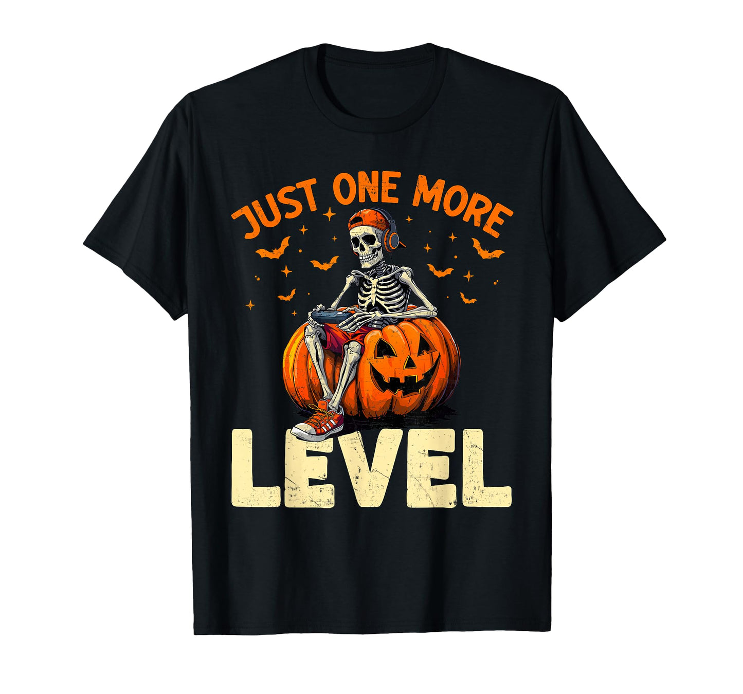 Funny Video Game Halloween Skeleton Gamer Costume Men Boys T-Shirt