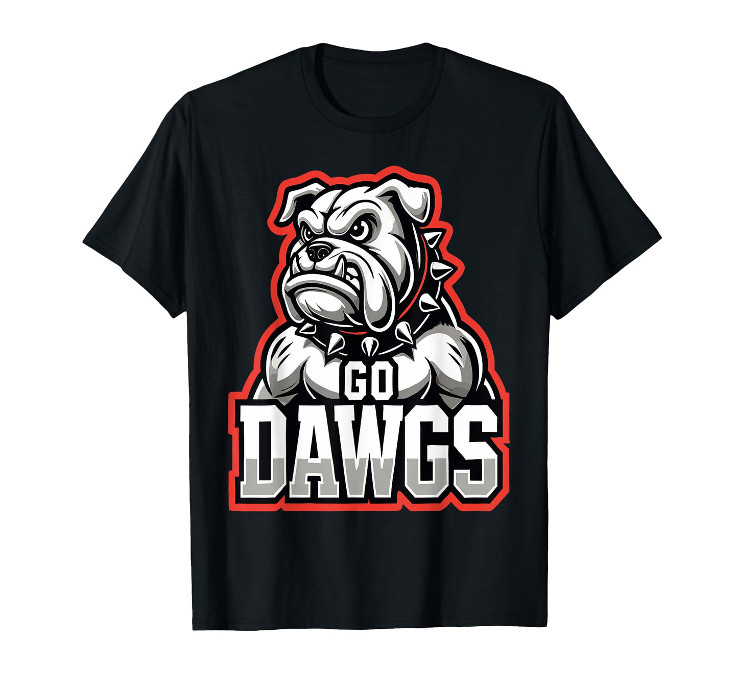 Go Dawgs Funny Bulldogs T-Shirt