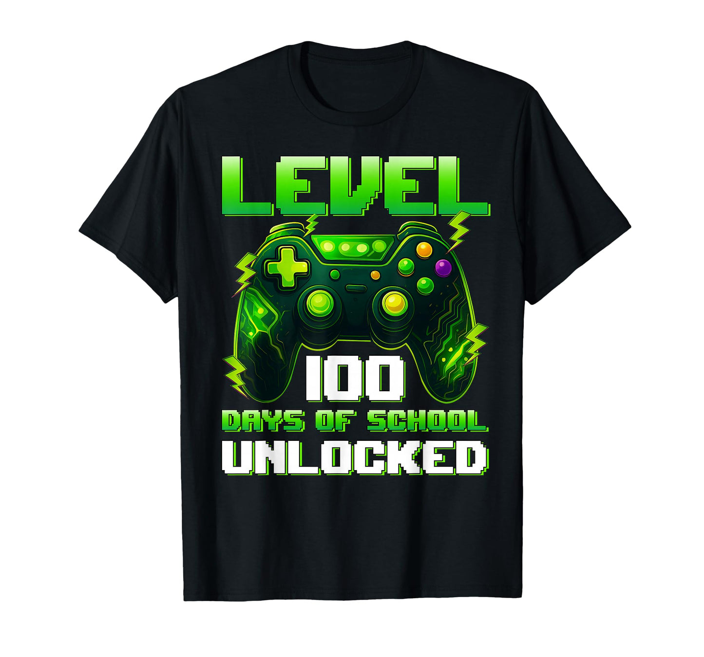 Level 100 Days Unlocked 100 Days of School Boy Girl Teacher T-Shirt